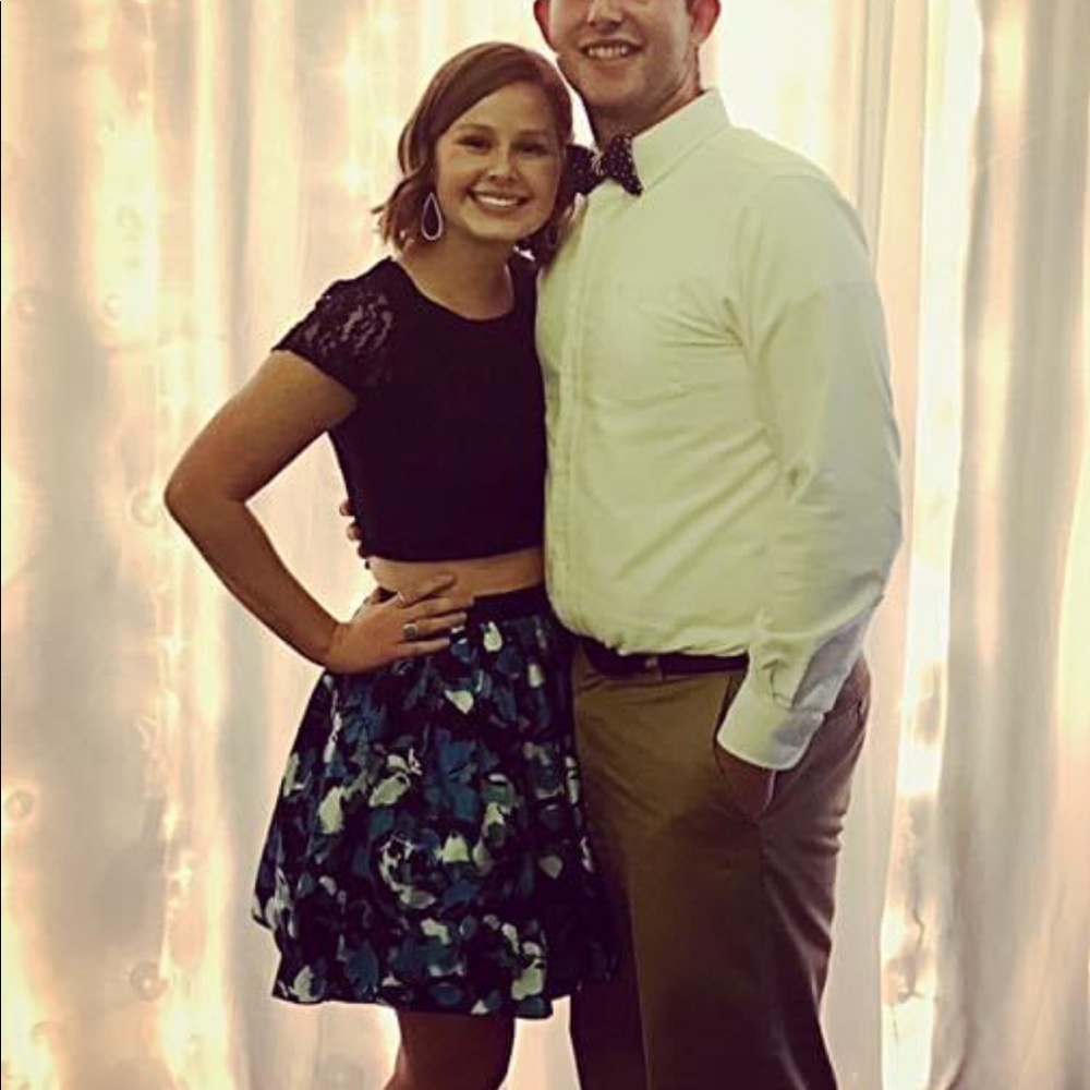 Two piece formal dress- short!